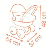 SMOBY - Baby Nurse - Landau calin - des 18 mois
