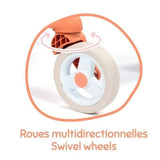 SMOBY - Baby Nurse - Poussette Pop - des 18 mois