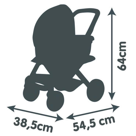 SMOBY - Maxi-Cosi Poussette+Landau Beige - Pour Poupon - 3en1 - des 3 ans