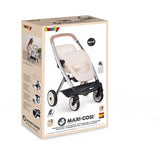 SMOBY - Maxi cosi - Poussette Jumeaux beige  - Pour poupon - Des 3 ans