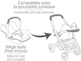 SMOBY - Maxi cosi - Poussette Jumeaux beige  - Pour poupon - Des 3 ans