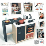 SMOBY - Cuisine Ilot - Design Moderne - Surface de jeu 360° -  Fonctions Traditionnelles - 23 Accessoires - des 3 ans