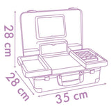 Smoby - Gabby et la Maison Magique - Valise beauté  facile a transporter - 13 accessoires inclus : coiffure, onglerie, maquillage -