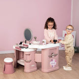 SMOBY -  My Beauty Center - Institut de Beauté 3 en 1 - Coiffure, Onglerie, Maquillage Factice - 26 Accessoires - Des 3 ans