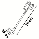 SMOBY - Rowenta X Force Flex Aspi Balai - des 3 ans