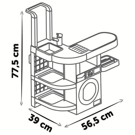 SMOBY - Rowenta Wash&Clean Buanderie - des 3 ans