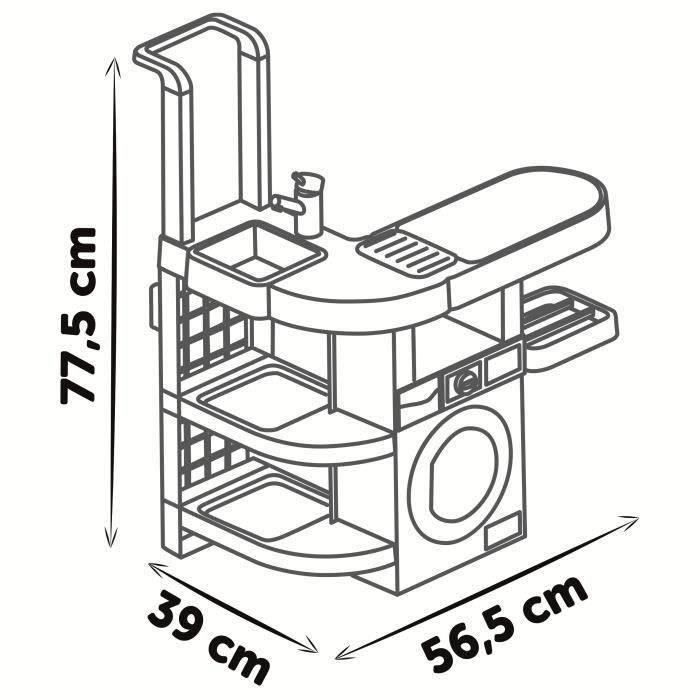 SMOBY - Rowenta Wash&Clean Buanderie - des 3 ans