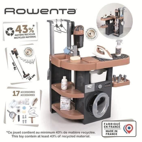 SMOBY - Rowenta Wash&Clean Buanderie - des 3 ans
