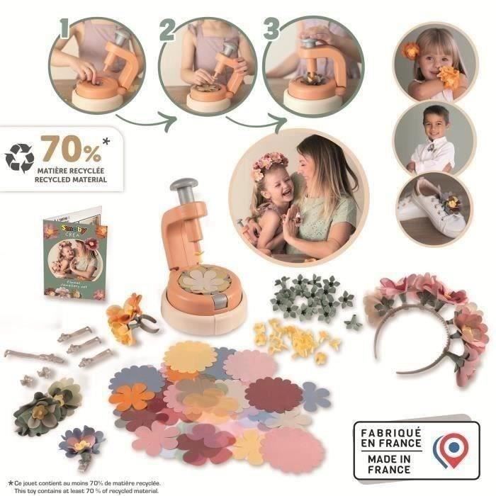 SMOBY - Smoby Créa - Set Bijoux Fleurs - des 3 ans