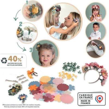 SMOBY - Smoby Créa - Bijoux Fleurs Recharge - des 3 ans