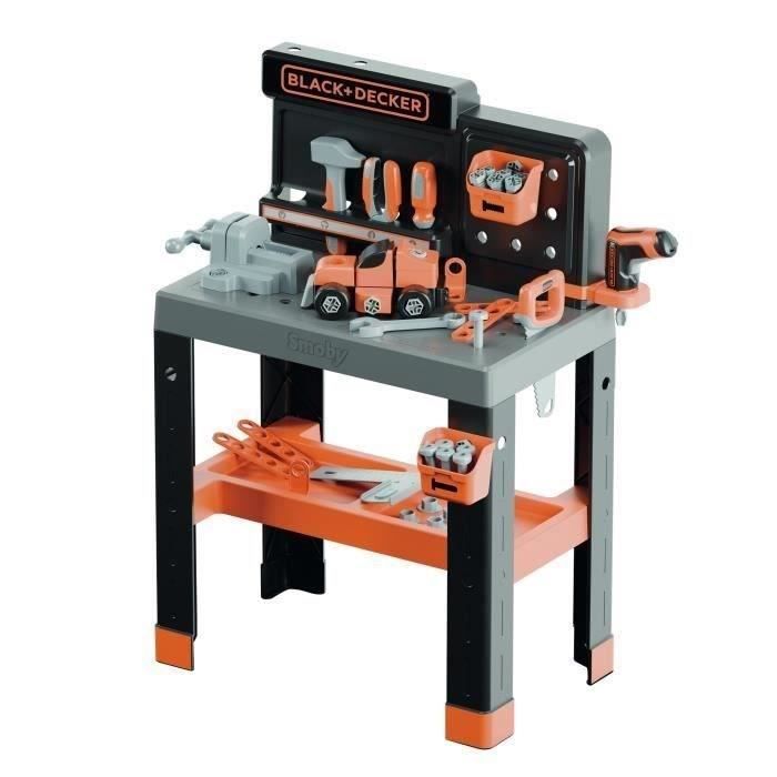 SMOBY - Black et Decker - Etabli Bricolo Pro - des 3 ans