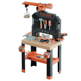 SMOBY - Black+Decker - Etabli Bricolo Builder - 87 Accessoires - Matiere Recyclée - A Partir de 3 Ans - Fabrication Française