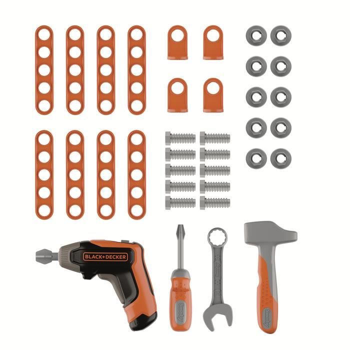 SMOBY - Black & Decker - Mallette Bricolo - des 3 ans