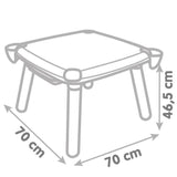 Smoby - Table créative enfant - feutre effaçabl, 2 grandes feuilles de coloriage - 9 accessoires - Des 3 ans