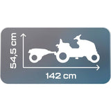 Smoby - Tracteur Farmer XL Vert + Remorque - Tracteur a Pédales - Siege Ajustable - Volant avec Klaxon - Capot Ouvrable - Des 3 ans