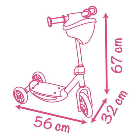 SMOBY Corolle Patinette 3Rdes 3 ans