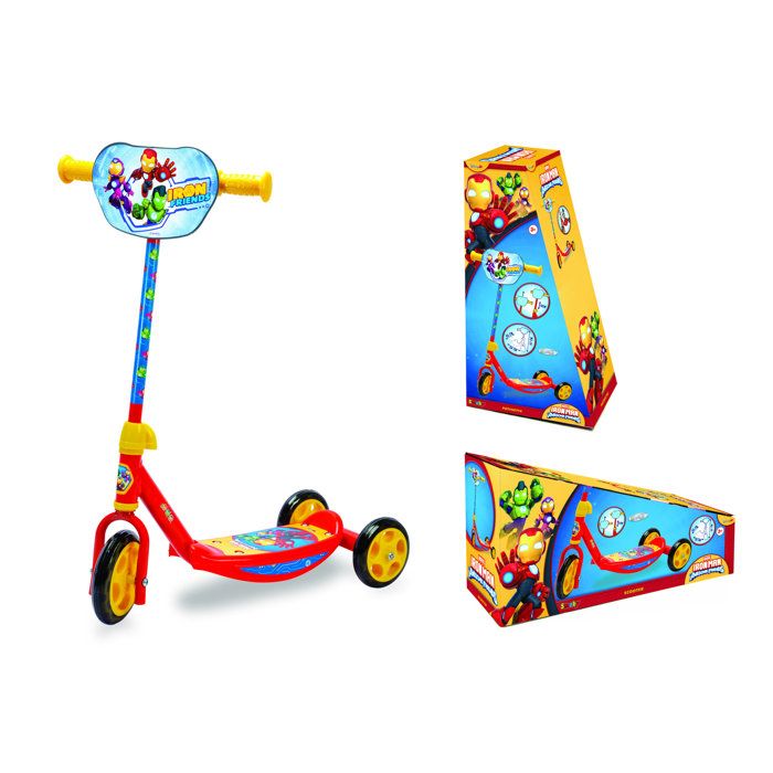 Smoby - Patinette Iron man - 3 roues - Des 3 ans