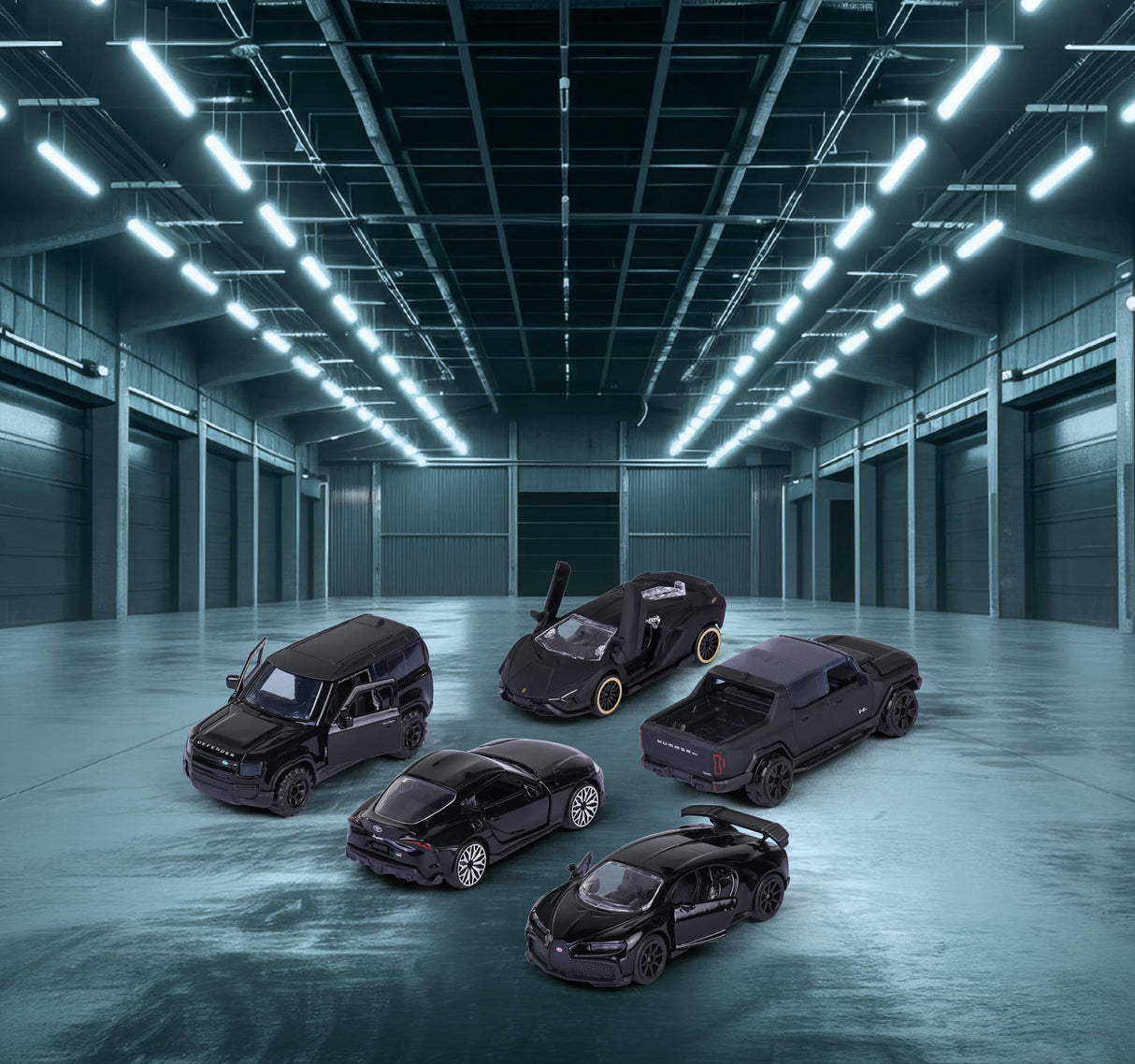 MAJORETTE - Majo Black Edition 5 Pcs Giftpack - des 3 ans