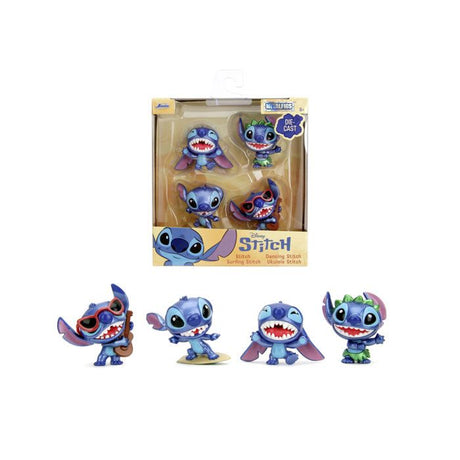 Jada - Figurines Stitch - 6cm - Set 4 pieces - Des 8 ans