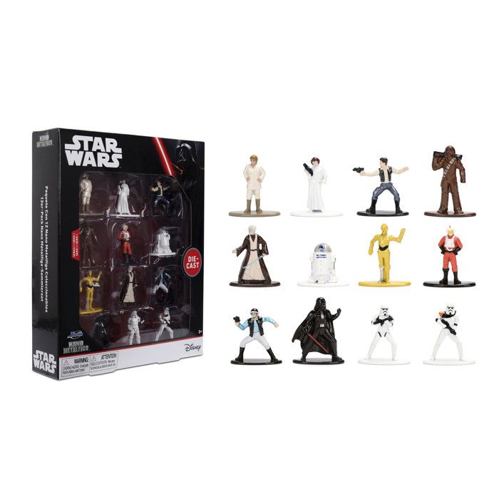 Jada - Figurines Star Wars - 4cm - Set 12 pieces