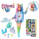 Kawaii Hi Mia - Poupée Mannequin Articulée - A Coiffer et Looker - Nombreux Accessoires et Son Chien - Des 4 ans