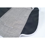 Housse de siege pour porteur Maestro - confortable et rembourrée - pour enfant a partir de 6 mois - gris et bleu