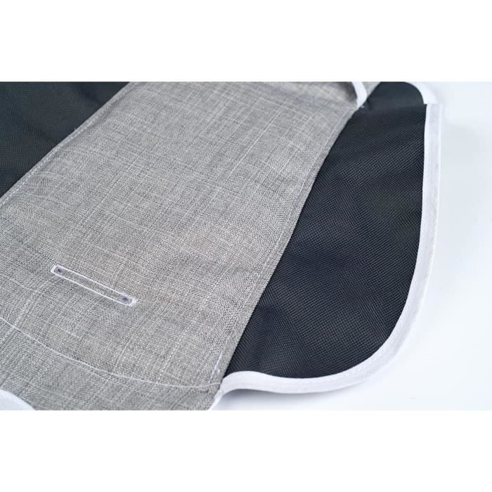 Housse de siege pour porteur Maestro - confortable et rembourrée - pour enfant a partir de 6 mois - gris et bleu