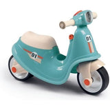 Porteur Scooter - Smoby - Bleu - Pour BÈbÈ de 18 mois - Coffre a jouets sous le siege - L?64,5 x l34 x H47,5 cm