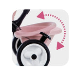 Tricycle Èvolutif Smoby Baby Driver Plus - Rose