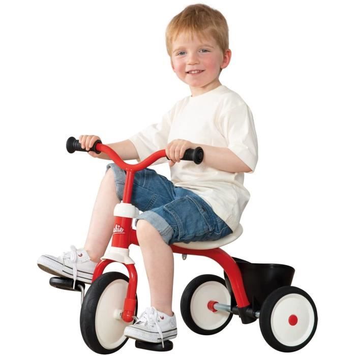 Tricycle - Smoby - Rookie - Cadre et guidon en mÈtal - Confortable et robuste