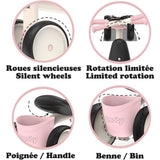 SMOBY - Minnie Porteur Rookie - Roues silencieuses - Petit Coffre a Jouets - Facilement Transportable - A Partir de 12 Mois