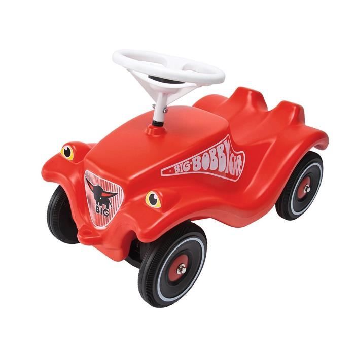 Smoby - Bobby Car - Porteur Classique Rouge - Attache remorque et Klaxon - DÈs 1 an