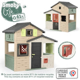 Smoby Life - Maison Friends House Evo - Moderne et spacieuse - Portillon - Boite aux Lettres - Des 3 ans