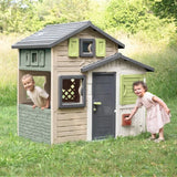 Smoby Life - Maison Friends House Evo - Moderne et spacieuse - Portillon - Boite aux Lettres - Des 3 ans