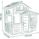 Smoby Life - Maison Friends House Evo - Moderne et spacieuse - Portillon - Boite aux Lettres - Des 3 ans