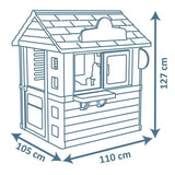 SMOBY - Maison Sweety Corner - Comptoir et espace de préparation - Machine a glaces - 18 accessoires inclus - Fabriqué en France