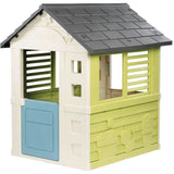 Smoby Life - Jolie Maison - Design Moderne - Portillon, Fenetres avec Persiennes - Matiere Recyclée - Des 2 ans