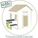 Smoby Life - Table Pique Nique - Compatible maisons Smoby (Mud Cooking House, Chef House, Garden House, Friends House, Jura Lodge)