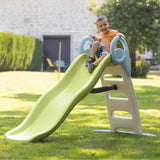 SMOBY Life - Toboggan Funny - Glisse de 2m - Echelle, marches antidérapantes - Anti-UV - Matiere Recyclé - Des 2 ans