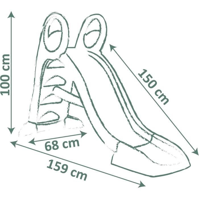 SMOBY Life - Toboggan Grand Modele -  Glisse de 150cm - a partir de 2 ans