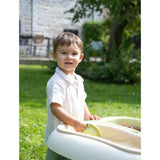 SMOBY Life - Table Sable et Eau - 2 bacs amovibles, pelle, râteau, bateau, moules a sable - Jouet d'extérieur - Des 18 mois