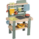 Smoby Life - Mud Kitchen - Jeu de cuisine en extérieur - 15 accessoires - Anti-UV - Matiere Recyclée - Des 3 Ans
