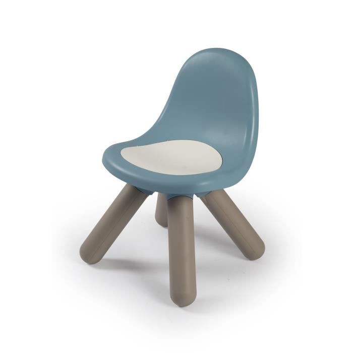 Chaise enfant bleu orage - SMOBY - KID - Anti UV - Max 50 Kg - Fabrication française