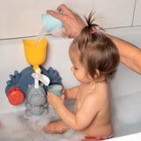 Jouet de bain Smoby Little Smoby Hippo - Toboggan et roues pour bÈbÈ de 18 mois - Bleu et vert
