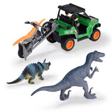 Coffret Chasseur de Dinosaures - Dickie - 1 Figurine ArticulÈe et 2 Dinosaures Inclus