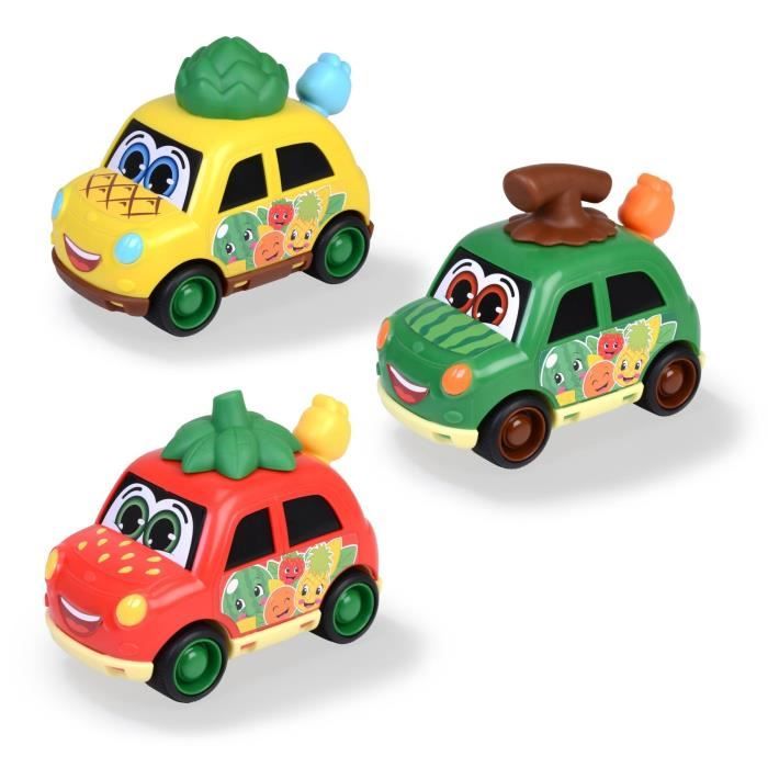 Voiture sonore pour enfant - Dickie - ABC Fruit Friends - Fonctions sonores et accessoires - A partir de 12 mois