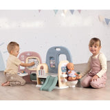 Smoby - Baby Care - Creche 5 Espaces + 27 Accessoires - Poupon jusqu'a 42 cm