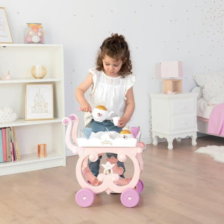SMOBY - Desserte XL - Disney Princesses - Mixte - 17 accessoires inclus - Des 3 Ans