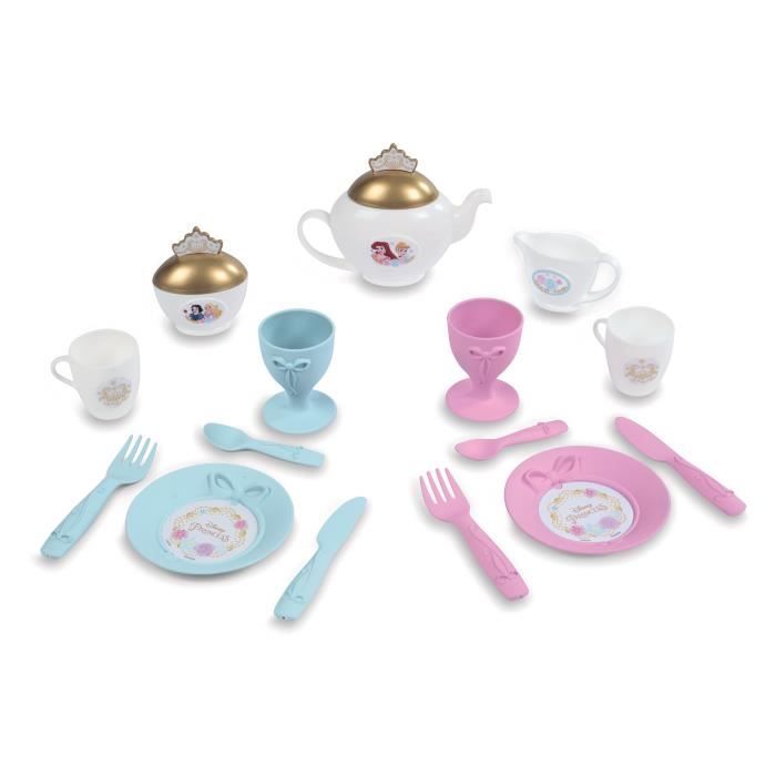 SMOBY - Desserte XL - Disney Princesses - Mixte - 17 accessoires inclus - Des 3 Ans