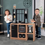 Cuisine pour enfants Smoby Loft avec 32 accessoires, design industriel, des 3 ans